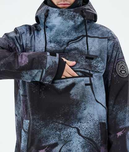 Snowboard Jacket For Men Jungle Purple