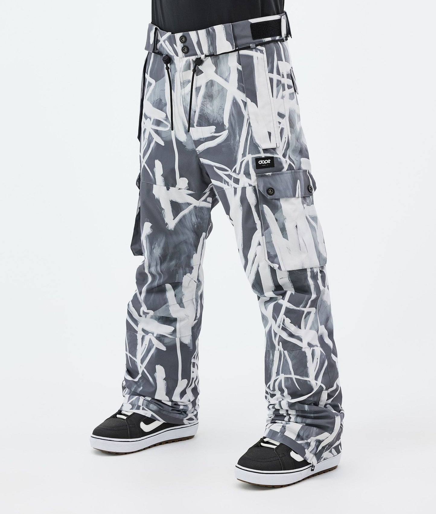 Snowboard Pants For Men Scribble Black