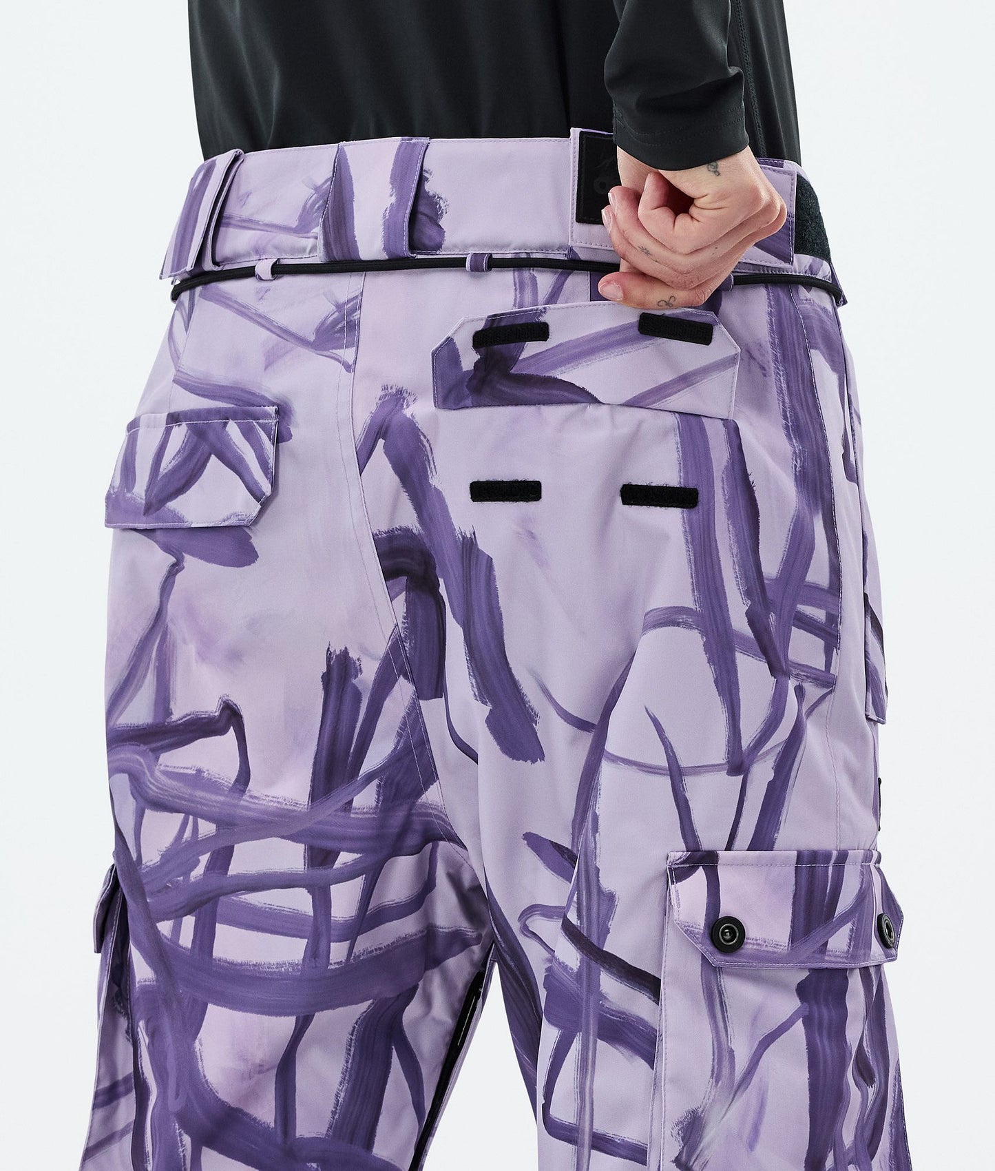 Snowboard Pants For Women Scribble Purple