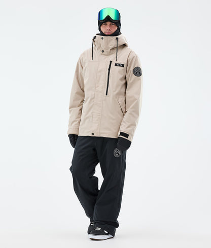 Snowboard Jacket For Men Sand
