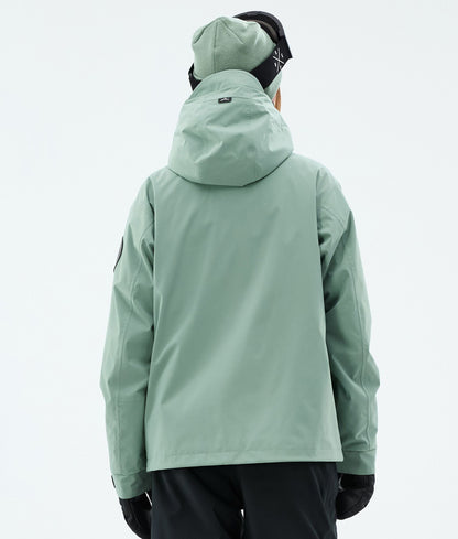 Snowboard Jacket For Women Faded Green