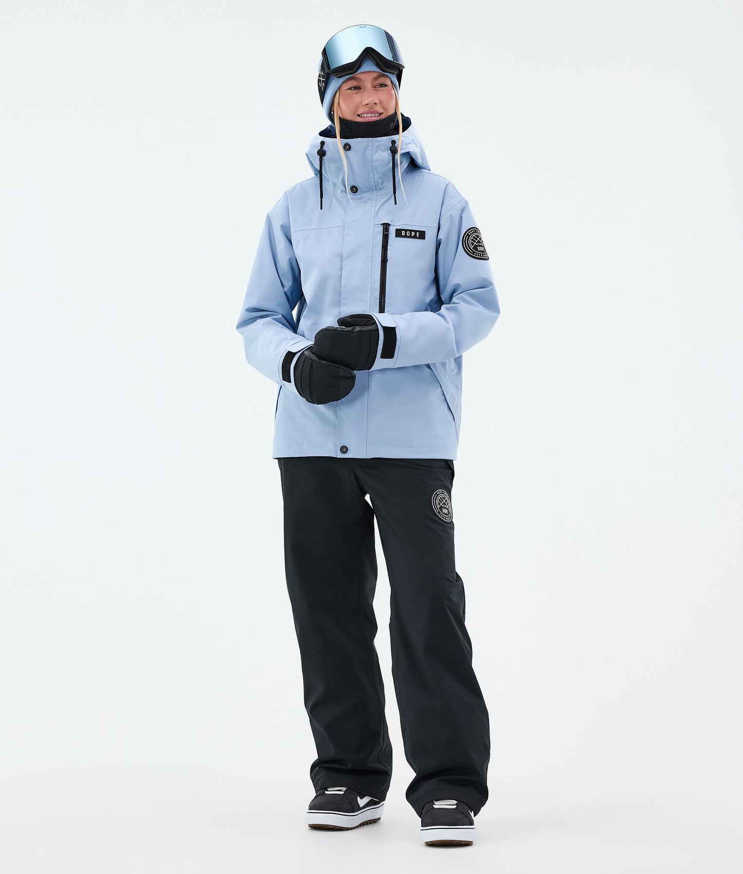 Snowboard Jacket For Women Light Blue