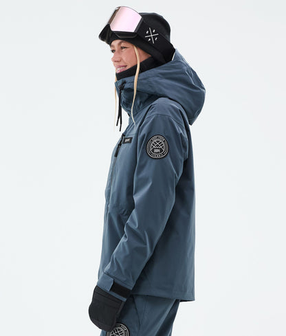 Snowboard Jacket For Women Metal Blue