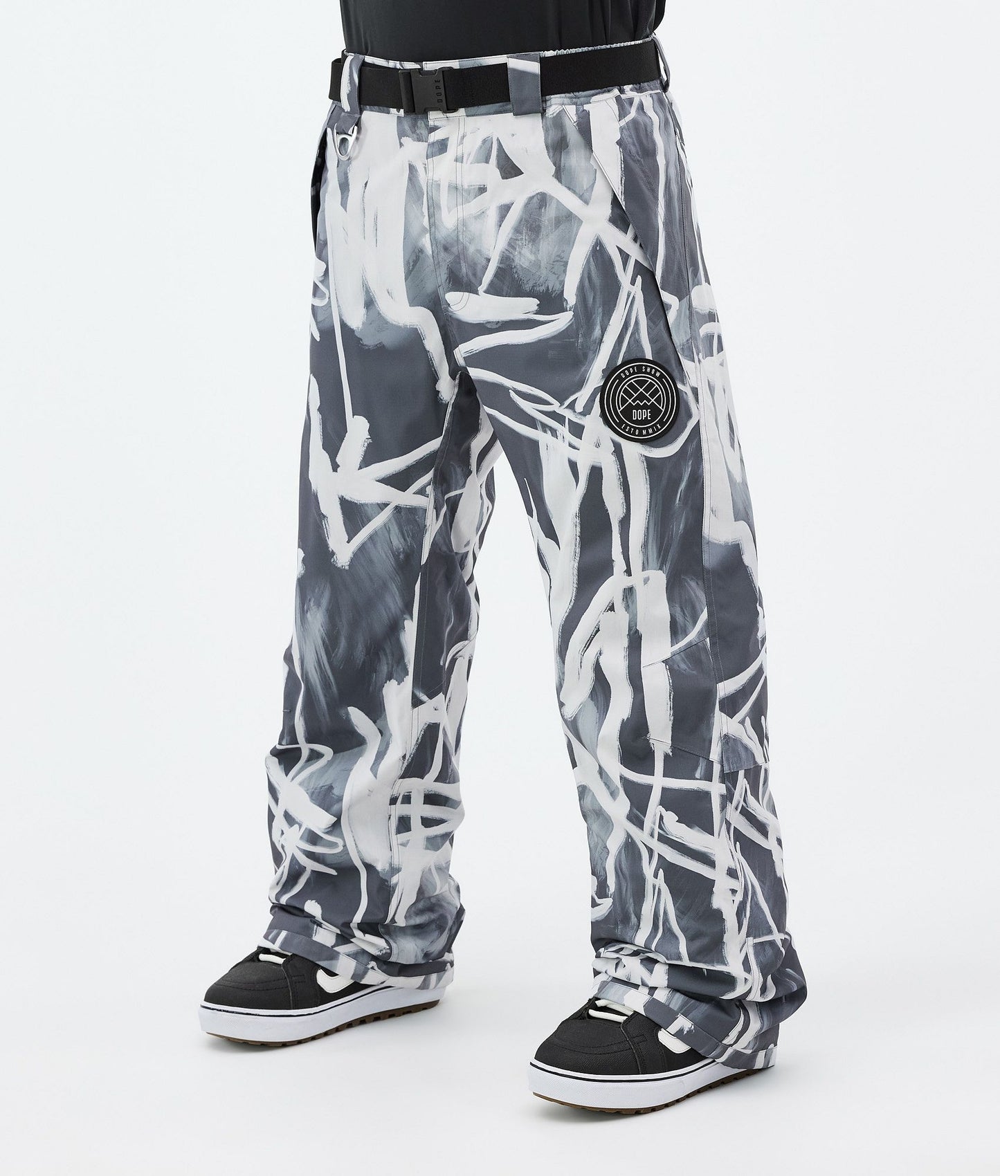 Snowboard Pants For Men Scribble Black