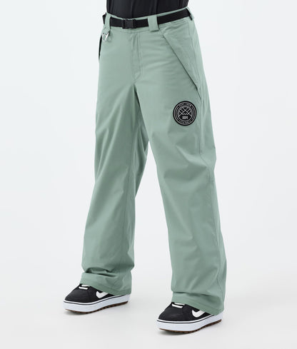 Snowboard Pants For Women Faded Green