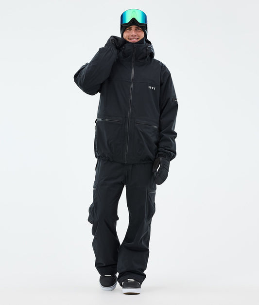 Snowboard Jacket For Men Black