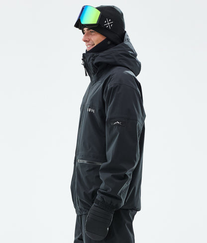 Snowboard Jacket For Men Black