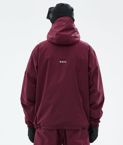 Snowboard Jacket For Men Burgundy