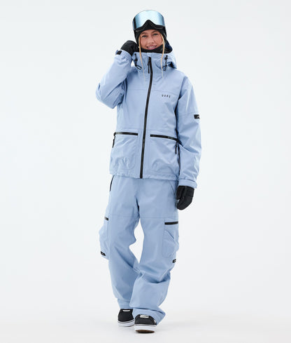 Snowboard Jacket For Women Light Blue