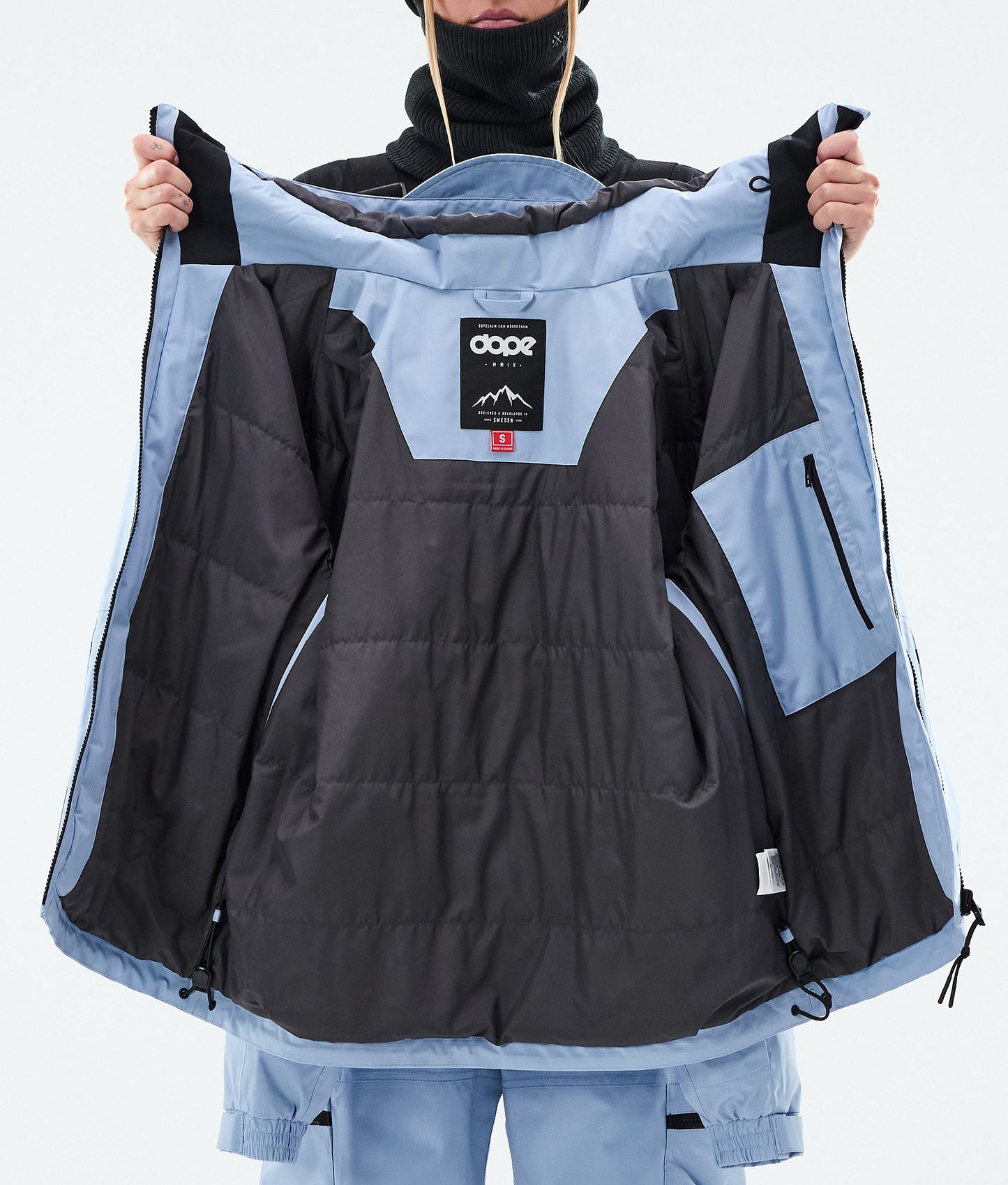Snowboard Jacket For Women Light Blue