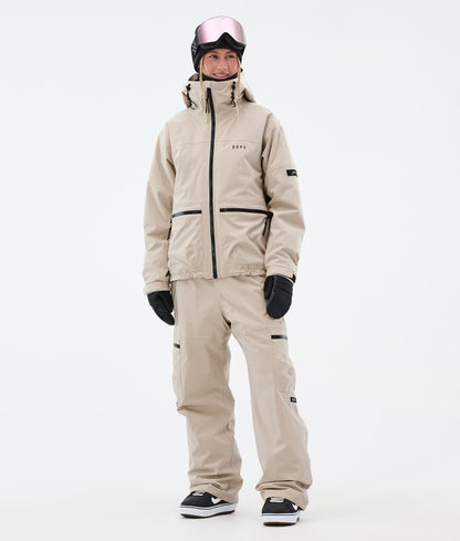 Snowboard Jacket For Women Sand