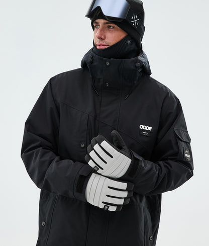 Ski Gloves Light Grey