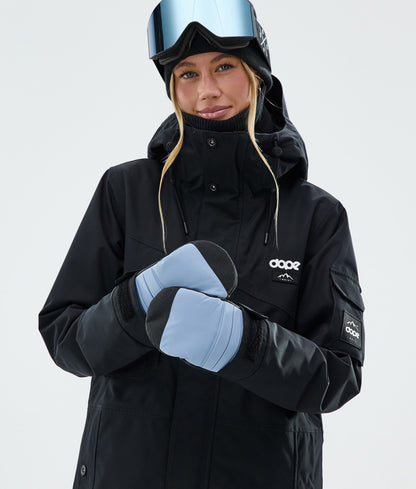 Snow Mittens Light Blue