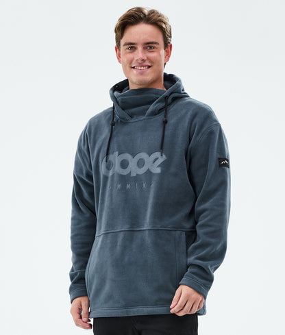 Fleece Hoodie For Men Metal Blue
