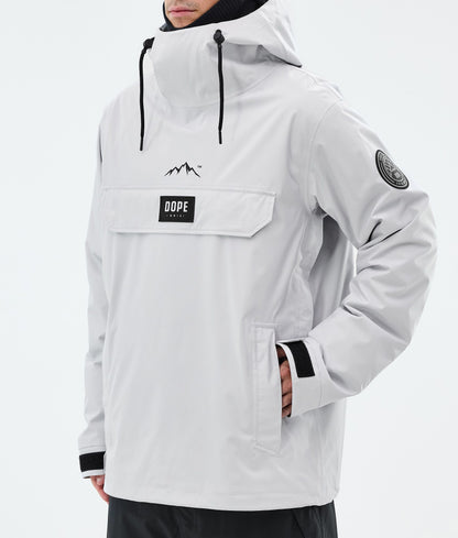 Snowboard Jacket For Men Light Grey