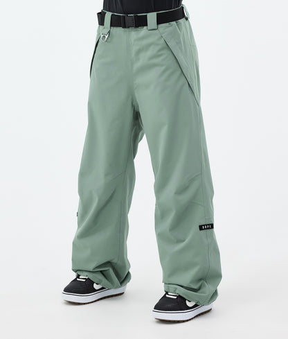 Snowboard Pants For Women Faded Green
