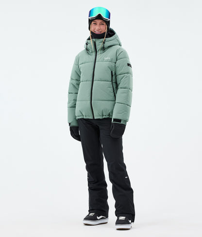 Snowboard Jacket For Women Faded Green