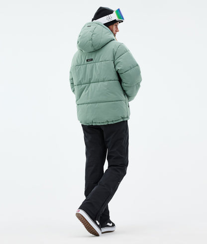 Snowboard Jacket For Women Faded Green