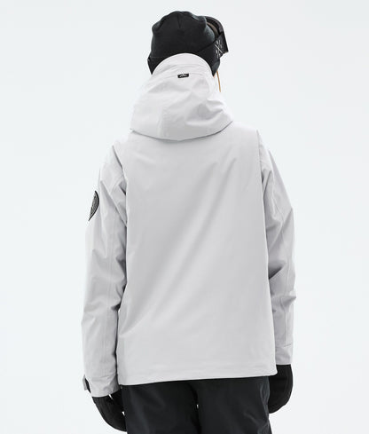 Snowboard Jacket For Women Light Grey