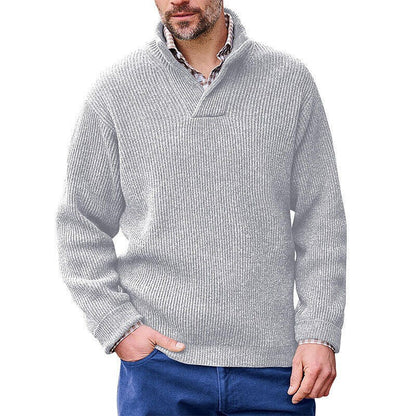 Men's Cashmere Casual Solid Color Sweater