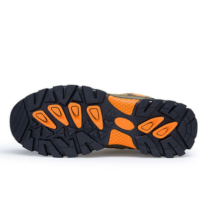 (⏰BLACK FRIDAY SPECIAL-70%OFF)Men's Mountaineering Orthopedic Ankle Support Hiking Boots Waterproof Non-Slip Wide Toe Tactical Boots