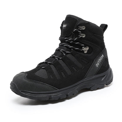 (⏰ Clearance Event 49% OFF) Men's High Top Wide Toe Arch Support Orthopedic Tactical Boots Comfortable Non-slip Durable Hiking Boots