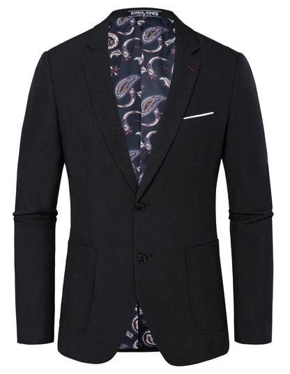 Men's Casual Sport Coat Blazer Two Buttons Lightweight Business Jackets