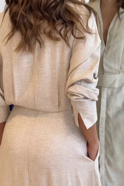 2025 Solid color maxi dress  (Upgraded Version)