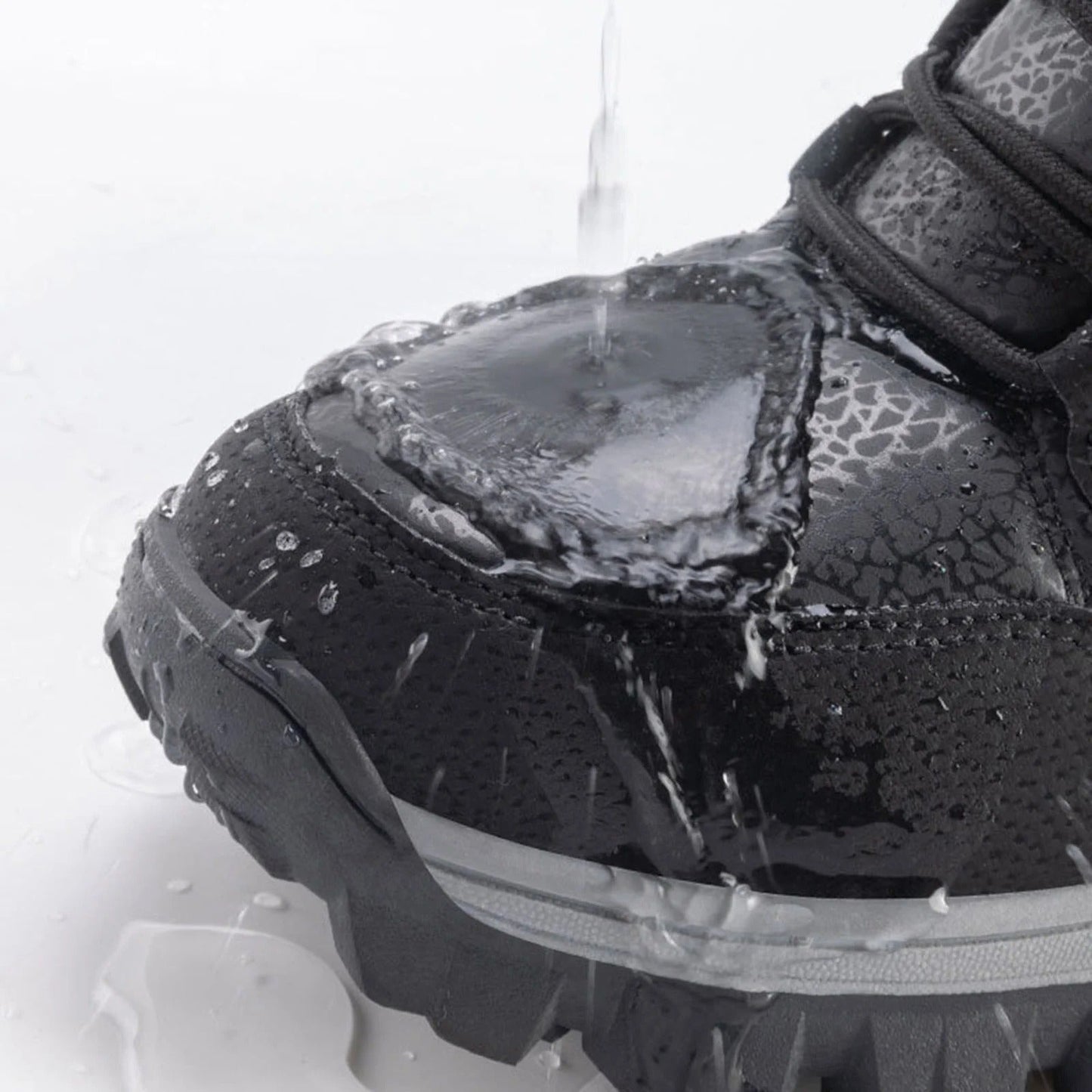 (⏰Limited Time Discount 49% off)Men's Thick Warm Snow Boots Wide Toe Anti-skid Fur Lined Leather Boots Waterproof Winter Hiking Boots