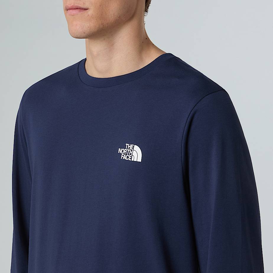 Men's Long-Sleeve Simple Dome T-Shirt